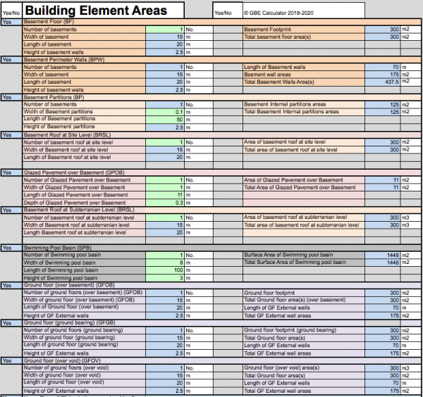 GBE Green Building Calculator Elements Areas A13 BRM 250520 PNG