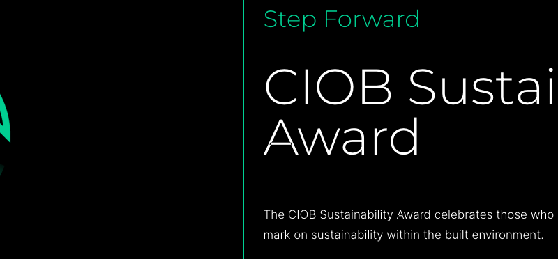 CIOB Sustainability Awards 2022