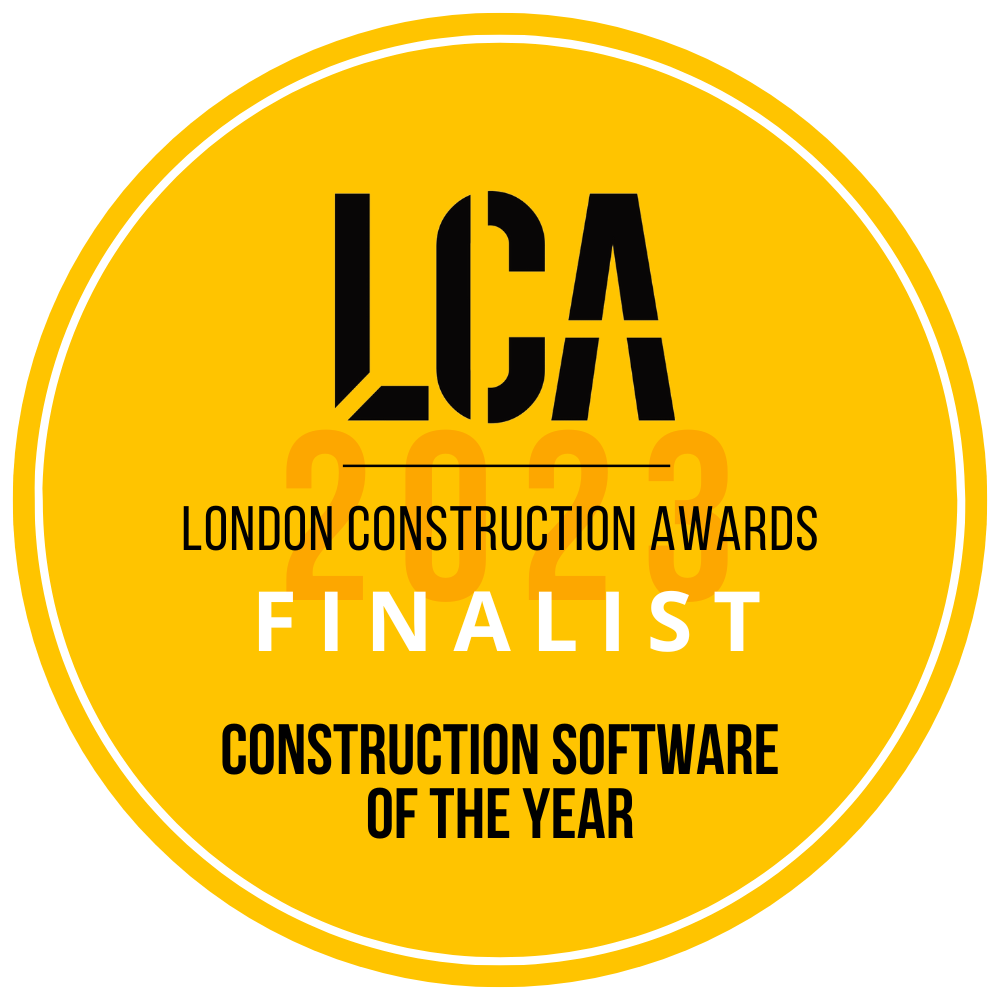 London Construction Awards 2023 Finalist Construction Software of the year Round