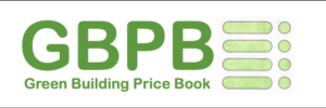 Green Building Price Book GBPB logo part of a suite of tools supporting Green Building Calculator, Green Retrofit Calculator, Green Interiors Calculator all by BrianSpecMan at NGS Ltd.